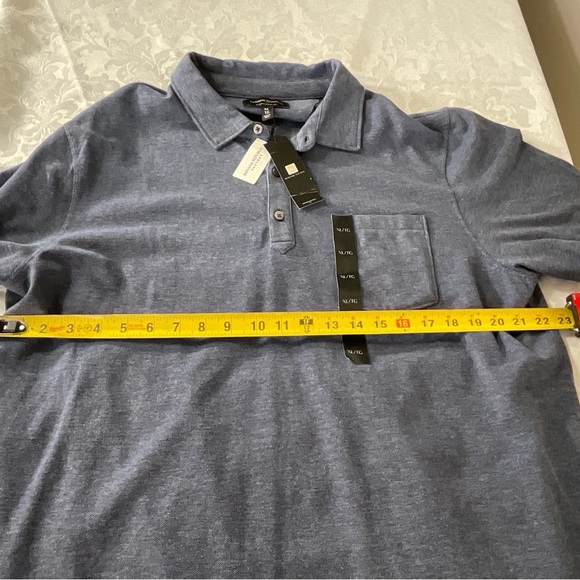 BANANA REPUBLIC S/S Navy Blue Performance Polo Shirt Mens Size XL/TG NWT - Picture 5 of 7
